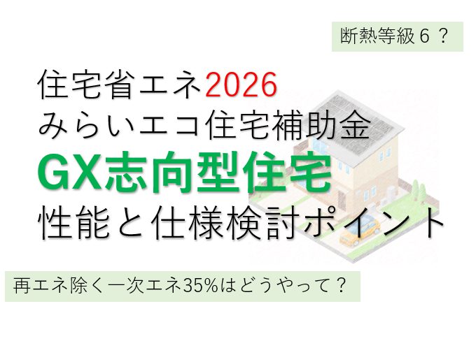【みらいエコ住宅2026補助金】GX志向型住宅とは？　基準や条件、BELS申請等のポイントを解説！