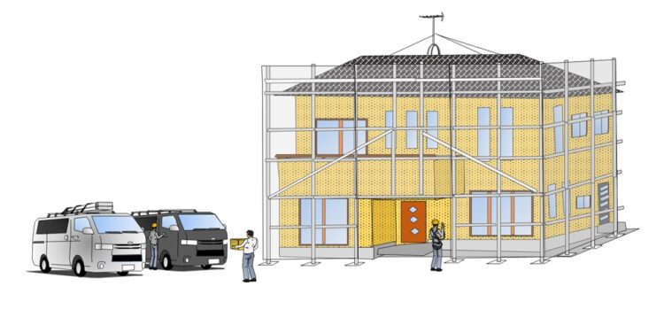 リフォーム工事の様子